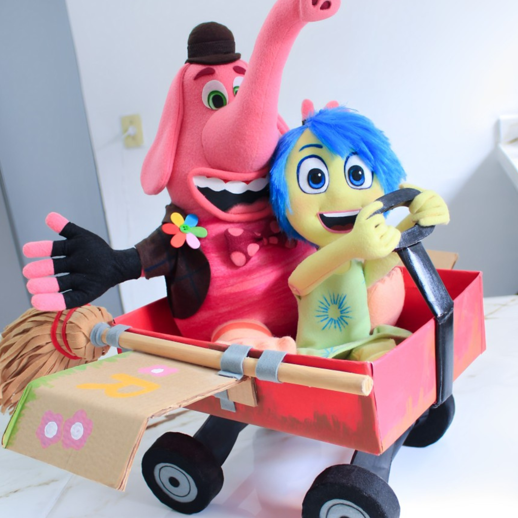 Bing Bong , Alegria e Carrinho: Projeto 3 em 1